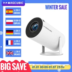 Proyector Magcubic HY300 Pro 4K Android 11 Dual Wifi6 260ANSI Allwinner H713 BT5.0 1080P 1280*720P Proyector de cine en casa para exteriores