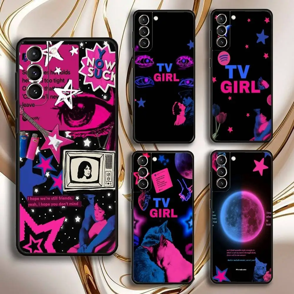

TV-girl Phone Case For Samsung GalaxyA13,21s,22,31,32,52,53,71,72,73,Soft Black Shell
