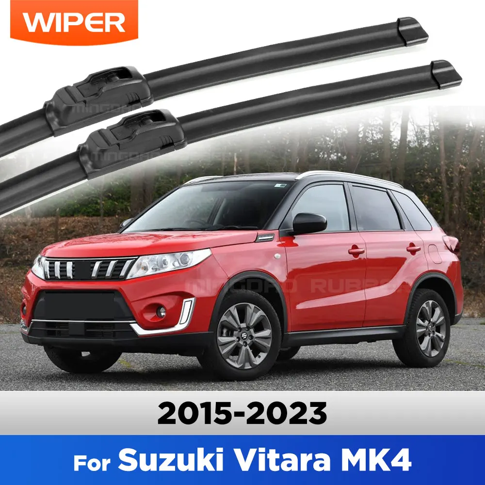 

For Suzuki Vitara MK4 2015-2023 Wiper Front Wiper Blades Windshield Windscreen Window Car Rain Brushes 24"+16"