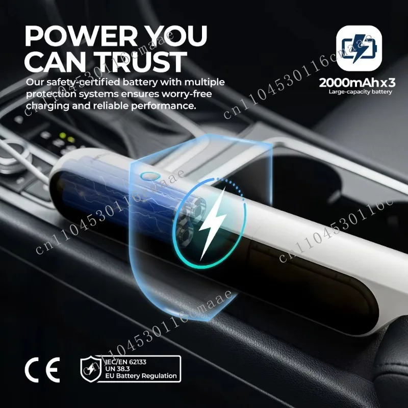Lightweight Mini Vacuum Cleaner, Multi-functional Handheld Dust Sweeper , High Power Cordless Cleaner for Car & Home Pet Hair