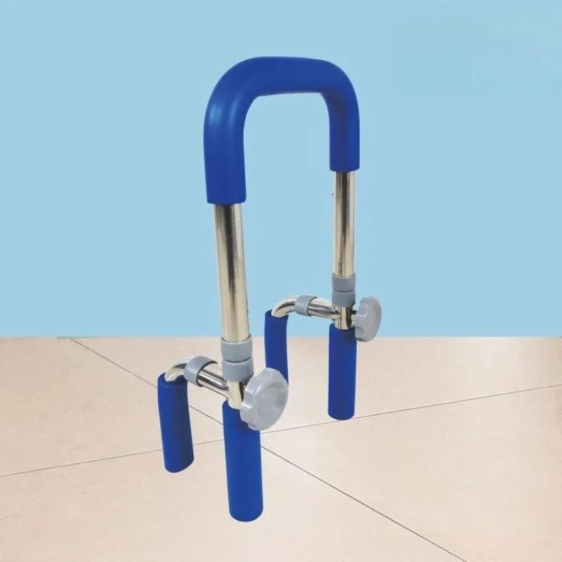 304 Stainless Steel Bathtub Grab Bar,Recessed Drill-Free Mount,Non-Slip Safety Handle for Elderly Senior Bathroom Shower Support