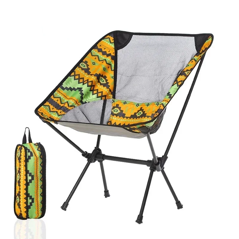 Draagbare lichtgewicht opvouwbare kampeerstoelen voor buiten backpacken, wandelen, reizen, picknick, vissen, strand, campingstoel