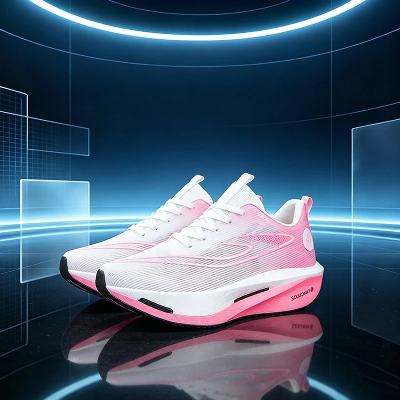 Men's Sports Shoes Carbon Plate Running Shoes Male Marathon Sneakers Racing Shock-absorbing Athletics Training Shoes for Women