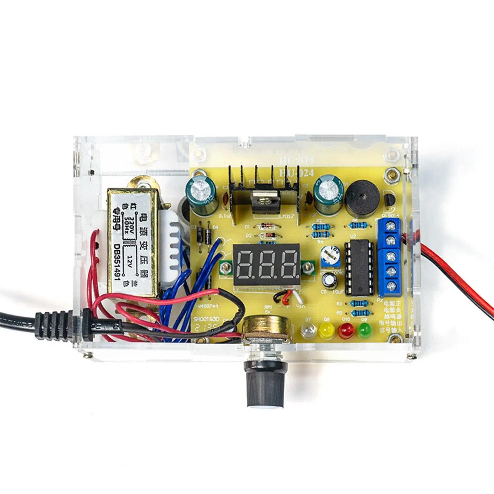 Adjustable Power Supply Module LM317 DIY Voltage Regulator Board Kit for Home Electronics Workshop Learning Projects