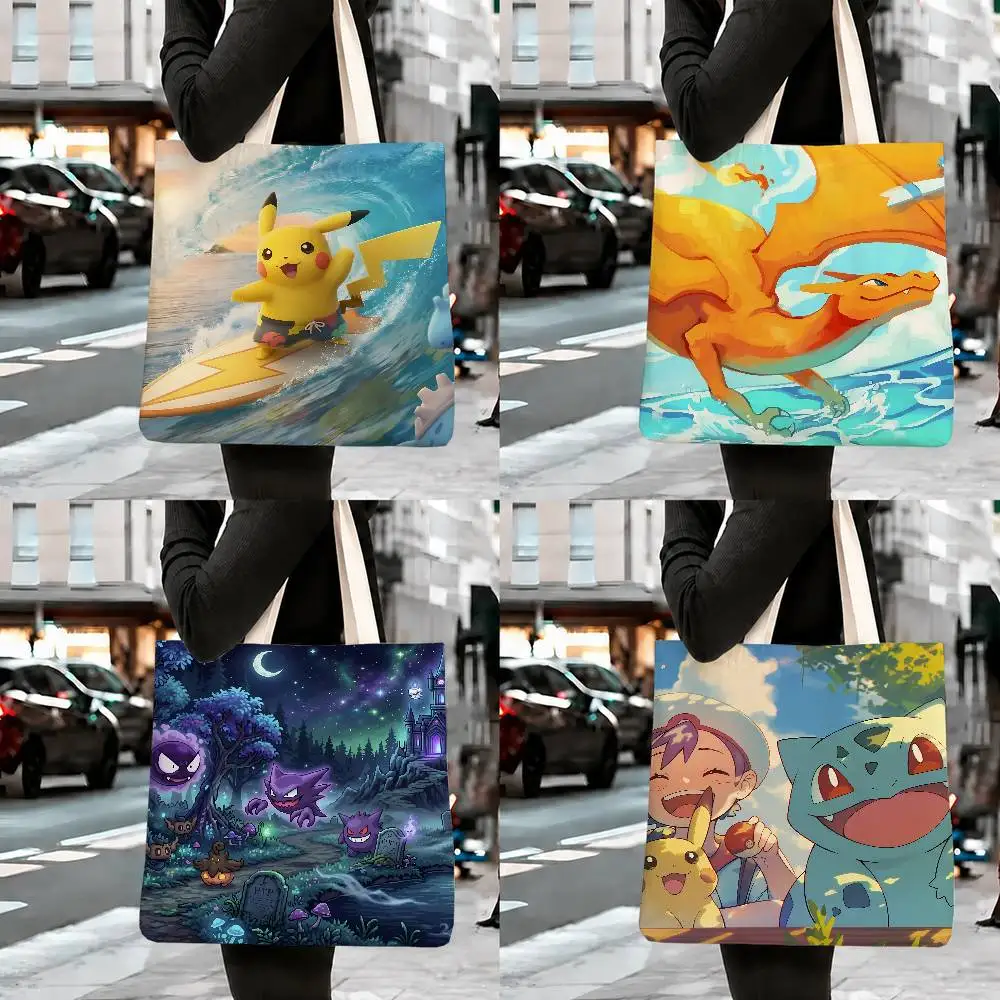 bolsas-de-armazenamento-pokemon-rayquaza-bolsa-de-ombro-para-viagem-verao-praia-sacola-de-compras-reutilizavel-arte-de-anime