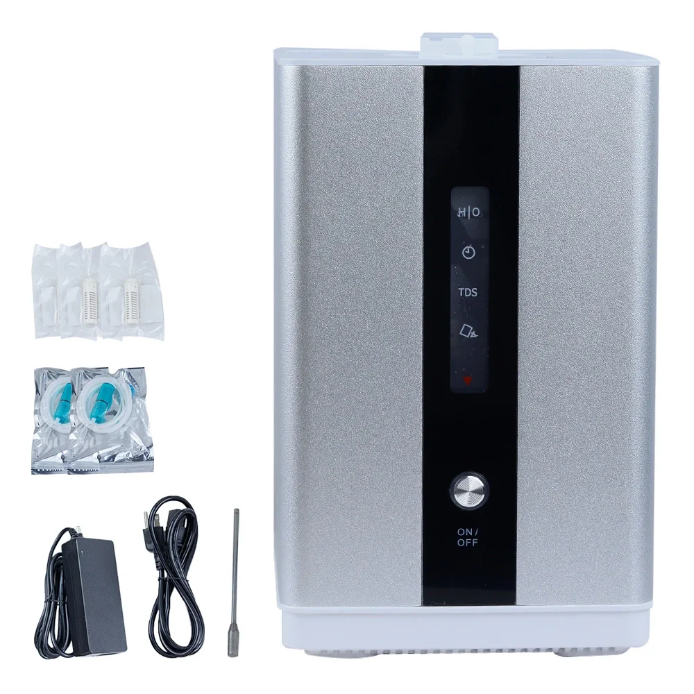 

Hydrogen Generator H2 Inhalation Machine 150ml/Min 99.99% High Purity SPE/PEM portable Hydrogen water ionizer Generator 110/220V