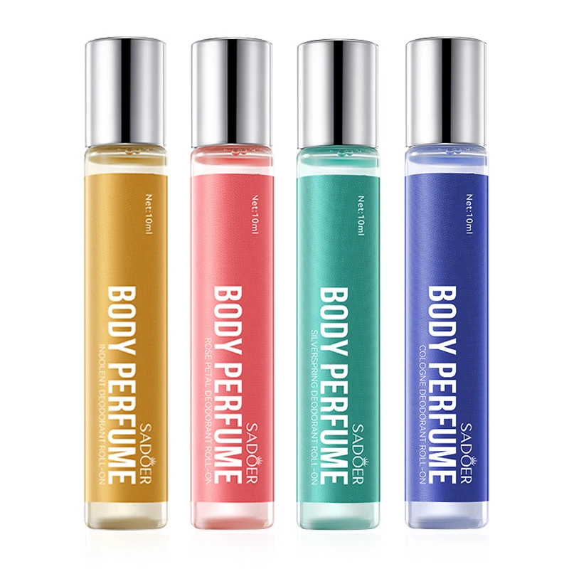SADOER Fragrant Body Remove Odor Roll-On Beads Anti Sweating Odorless Scenting Underarm Neck Refreshing Deodorant Body Cream