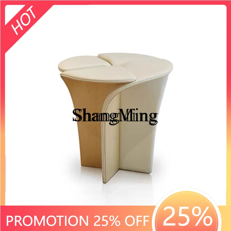 

CL multi-function light and simple modern leather small coffee table office storage storage table