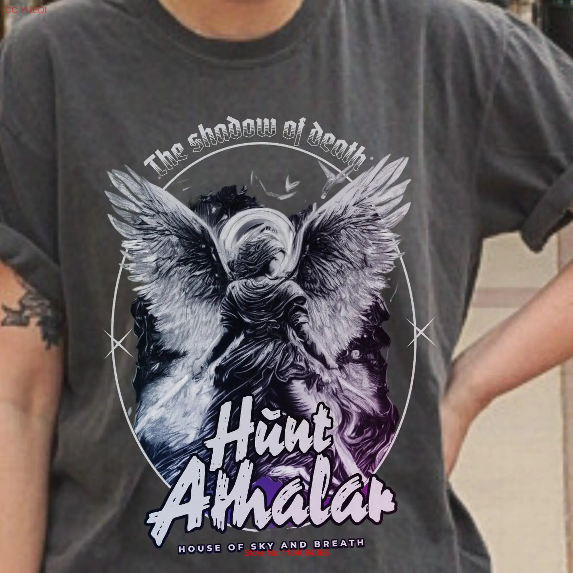 Comfort Colors Hunt Athalar Crescent City T Shirt Sarah J Maas Merch Bookish SJM Universe Lunathion long or short sleeves