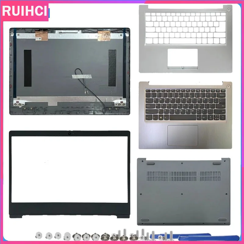 

NEW For IdeaPad 3-14ADA05 3-14ARE05 14IML05 14IIL05 Laptop LCD Back Cover/Front Bezel/Palmrest/Bottom Case/Keyboard