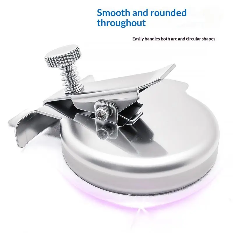 Round Anti-Curl Magnetic Seam Guide 1PCS Straight Sewing Tool Universal Sewing Machine Accessory for Home Sewing Beginners Quil