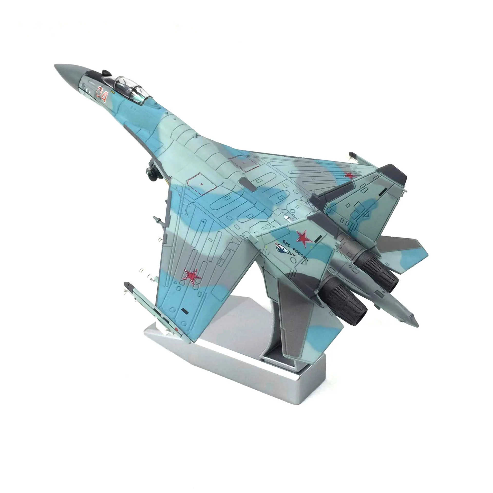 

1/100 Scale Cast Metal Alloy Russian Su-35 Fighter Aircraft Aircraft Replica Model Su-35 Aircraft Model Toys Collection
