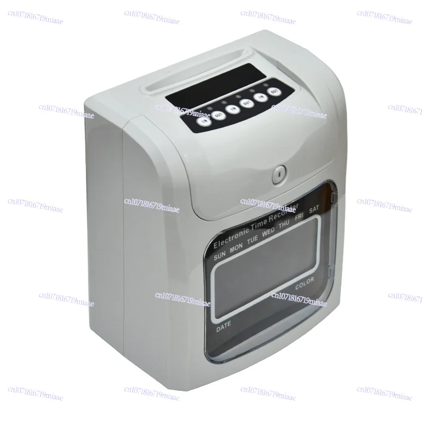 Electronic Attendance Machine 100V-240V ID Card Punch Clock Office Staff Check In Time Recorder
