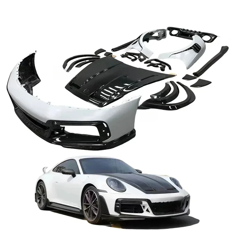 

Dry Carbon Fiber Body Kit .1 992.1 992.2 Upgr GT Car Bumper Widebody