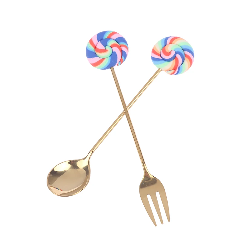 Special Kitchen Tools For Donuts, Sugar Spoons, Forks, Milk Coffee Stirring Spoons