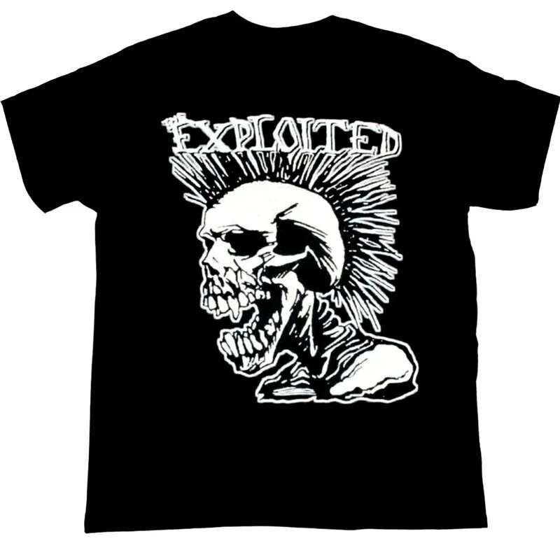 جديد تي شيرت The Exploited Total Chaos Punk Invasion Band (S-2XL) Badhabitmerch الراقية الفاخرة لكل من الرجال والنساء أفضل Y2k