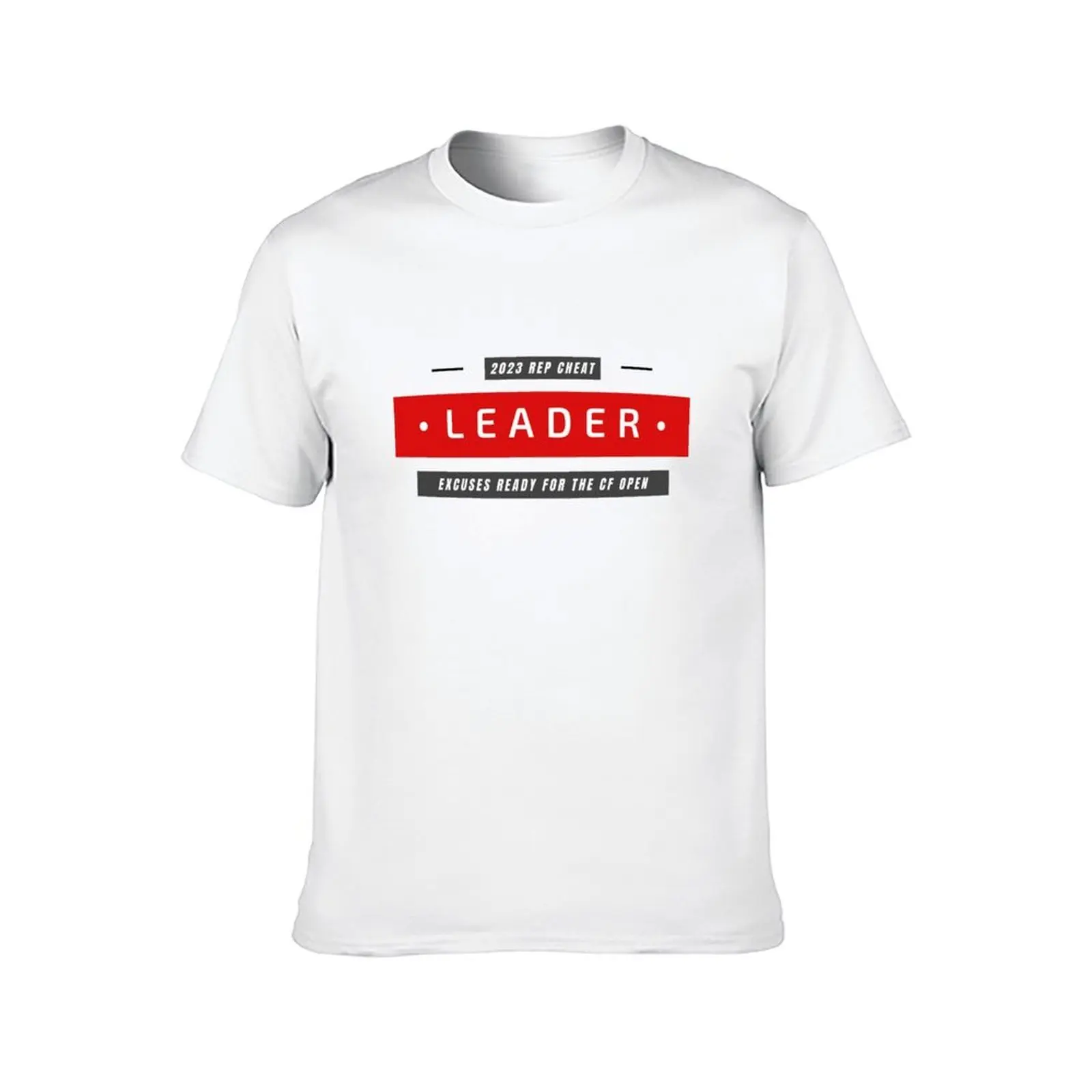 Crossfit Rep cheat leader T-Shirt black cotton t-shirt plain for man package t shirts for man graphic funny T-Shirt