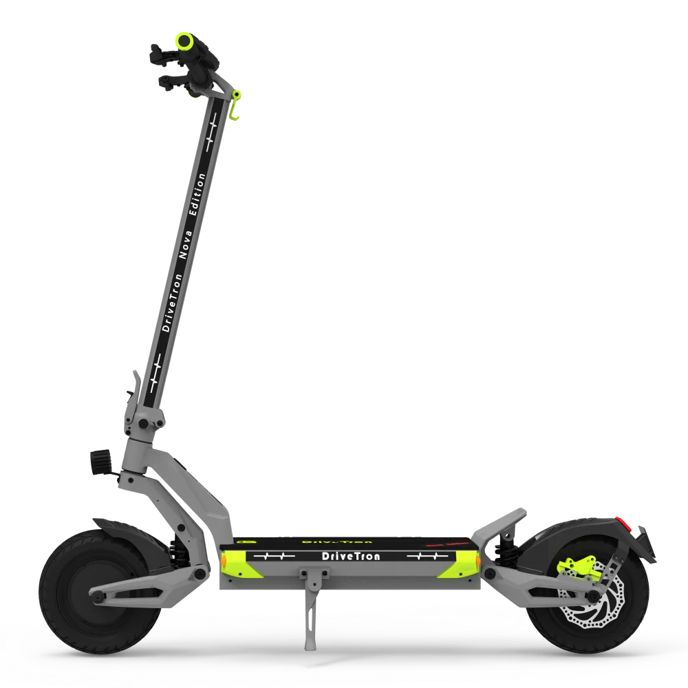 DriveTron Nova Edition Electric Scooter Dual Motor 1400W*2 60V 23.4Ah 75KM/H High Speed 10 Inch Tubeless Tire 80KM Range Double Hydraulic Brake E-Scooter for Adults