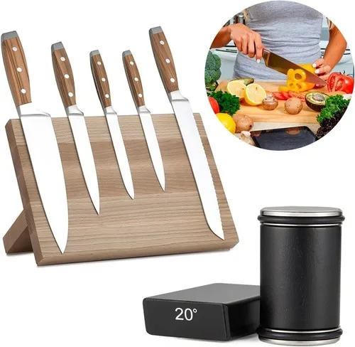 15 °   et 20 °   Kit d'affûtage manuel à rouleaux pour couteaux de cuisine, outil d'affûtage réglable pour le tranchant des lames sur table de travail