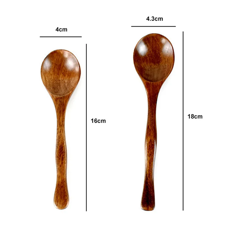 Wooden Spoon Gourd Handle Coffee Tea Stirring Spoons Dessert Honey Soup Cutlery Japanese Style Kitchen Tableware Dinnerware