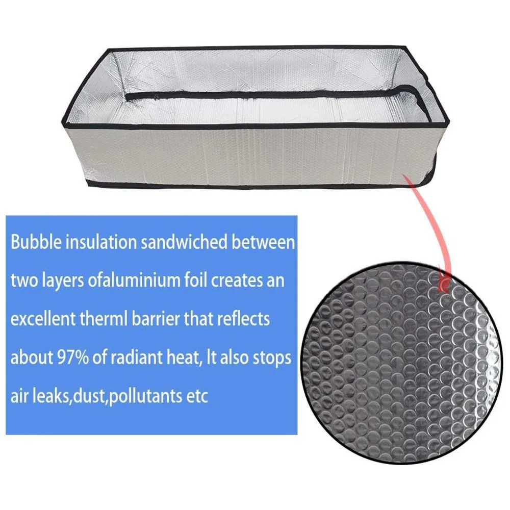 Aluminum Foil Attic Stair Cover Four Seasons Universal Dustproof Insulation Cover Heat Insulation Protective Protective Cover