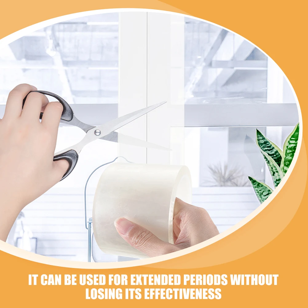 

2 Rolls Windproof Tape under Door Gap Filler Glue Sealing Strips High Viscosity