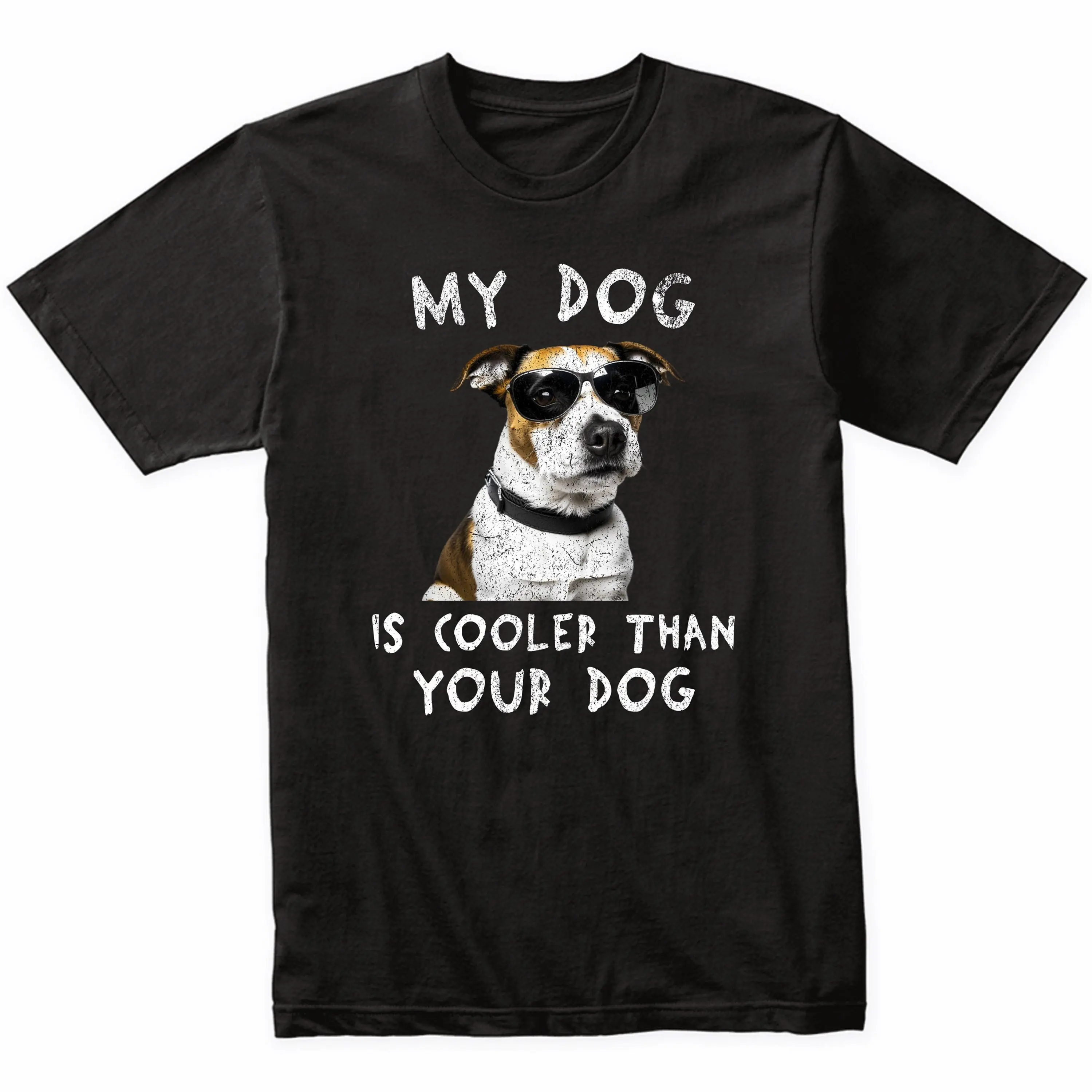 Jack Russell Terrier My Dog Is Cooler Than Your Funny Owner T Shirt Wearing Sunglasses