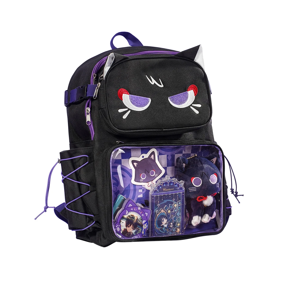 

Genshin Impact Wanderer Doujin Shoulder Bag Cosplay Detachable Backpack Unisex High Capacity Satchel Itabag Birthday Gifts