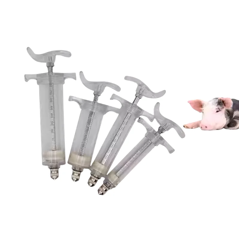 Plastic steel printing adjustable syringe
