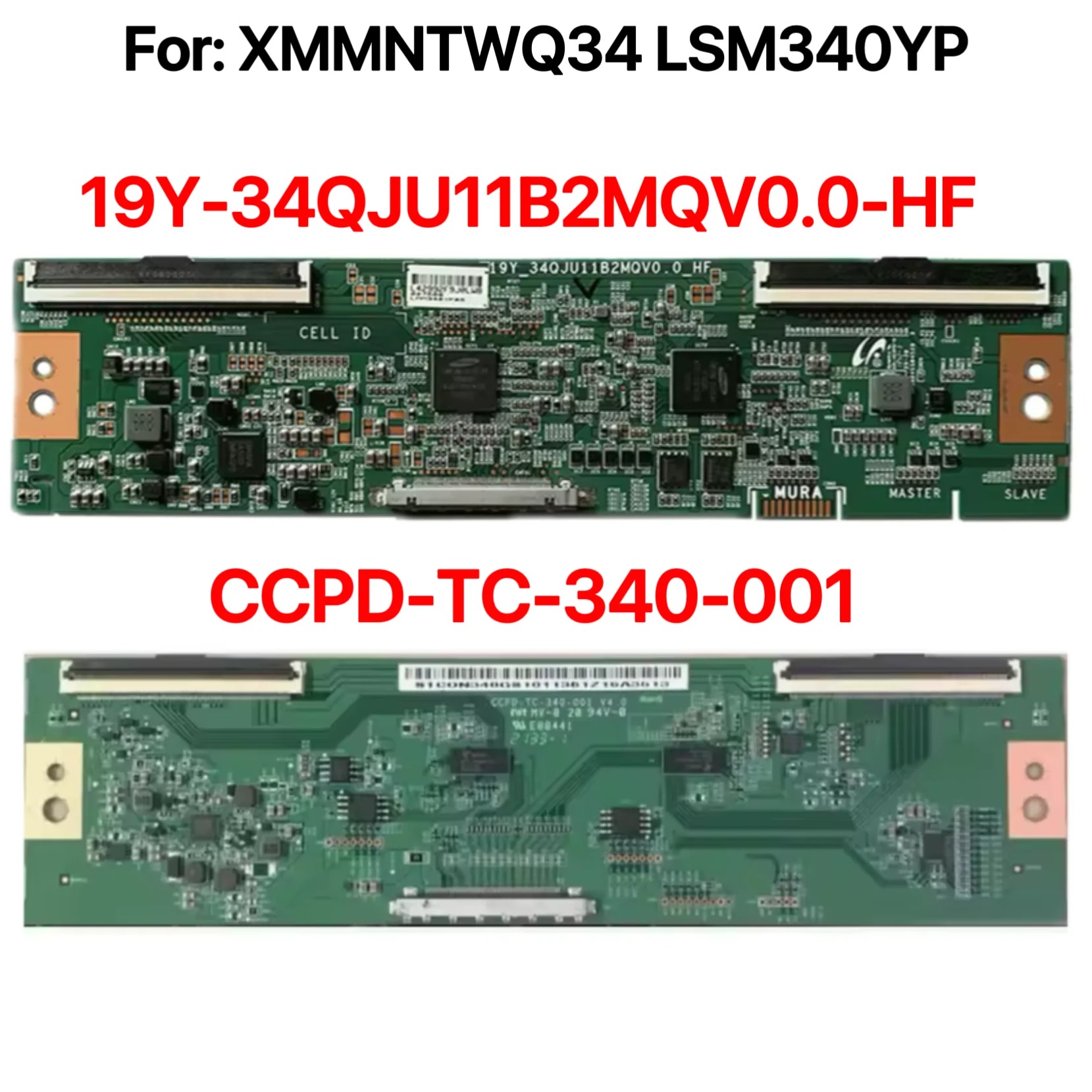 Originale per scheda logica XMMNTWQ34 19Y-34QJU11B2MQV0.0-HF schermo LSM340YP scheda logica originale CCPD-TC-340-001 v4.0 34 pollici disp