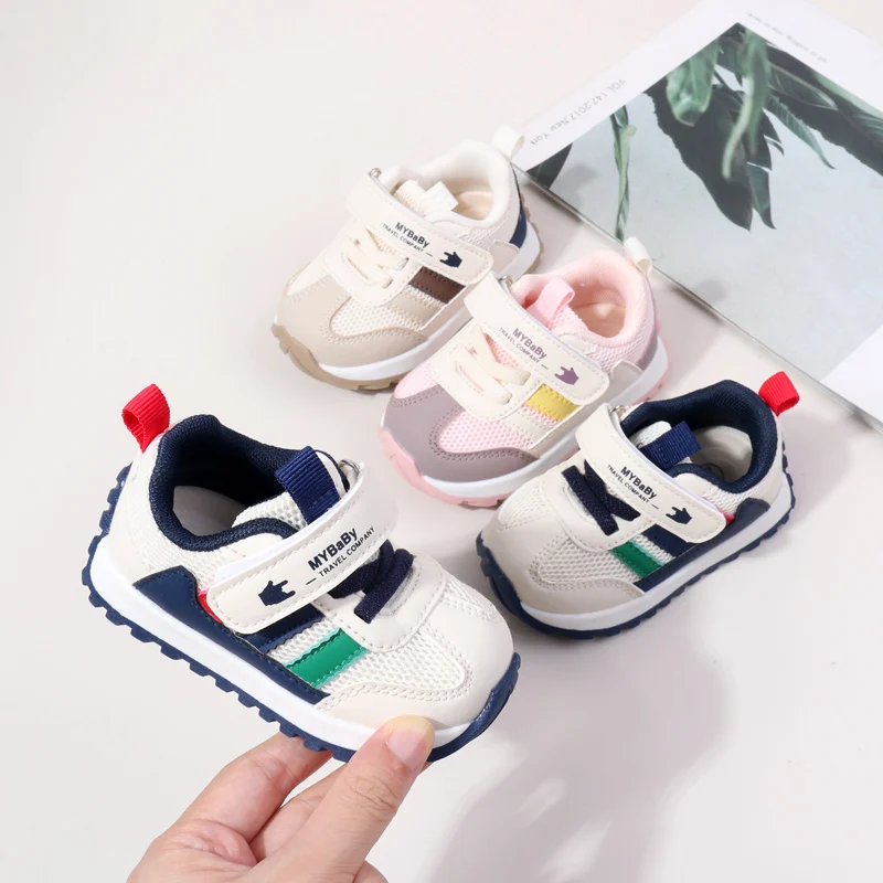 Childern Sports Shoes  Spring and Autumn 0-2 Years Old Baby Girls and Boys Sneakers Non-slip Casual Toddler Shoes First Walkers