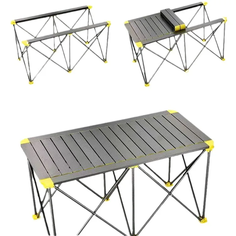 

Camping supplies, aluminum alloy, egg roll table, portable, outdoor