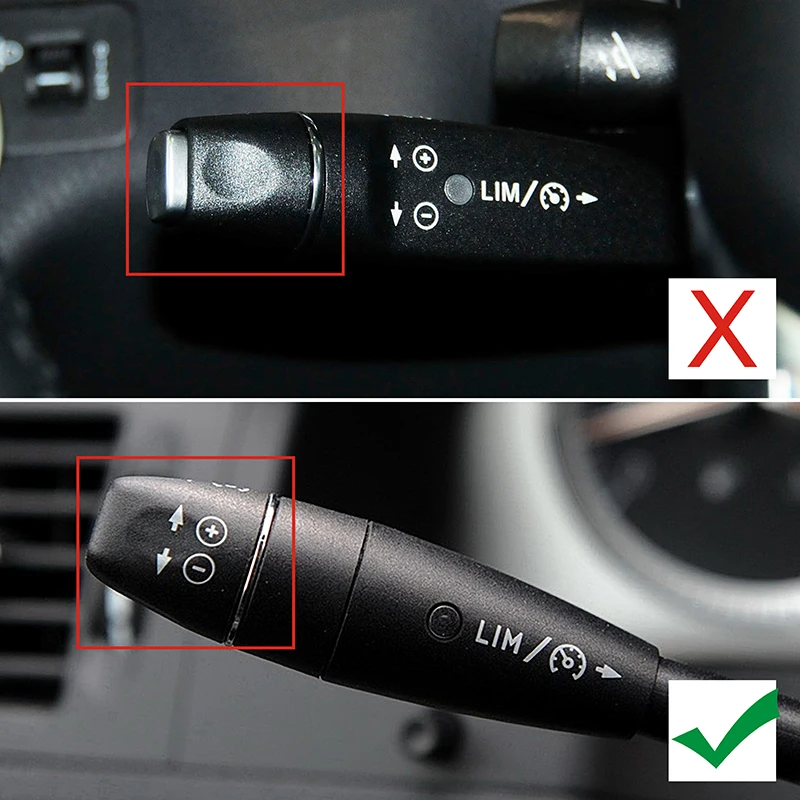 Car Accessories Wiper Shift Lever Cruise Covers Trim Frame Sticker For Mercedes Benz C/E Class W204 W212 Interior Decals image 2
