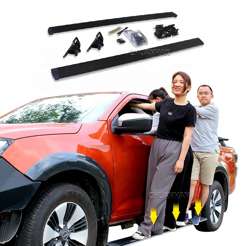 Automatic Electric Power Side Step Running Boards Ram 1500 For Toyota Hilux Tundra Tacoma