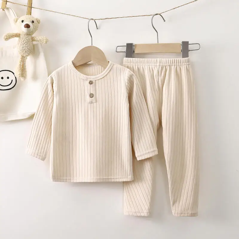 الخريف ملابس داخلية للأطفال مجموعة فتاة صبي الخريف الملابس الترفيه دعوى ملابس اخلية حرارية الطفل ملابس المنزل منامة نمط جديد 2025 #5
