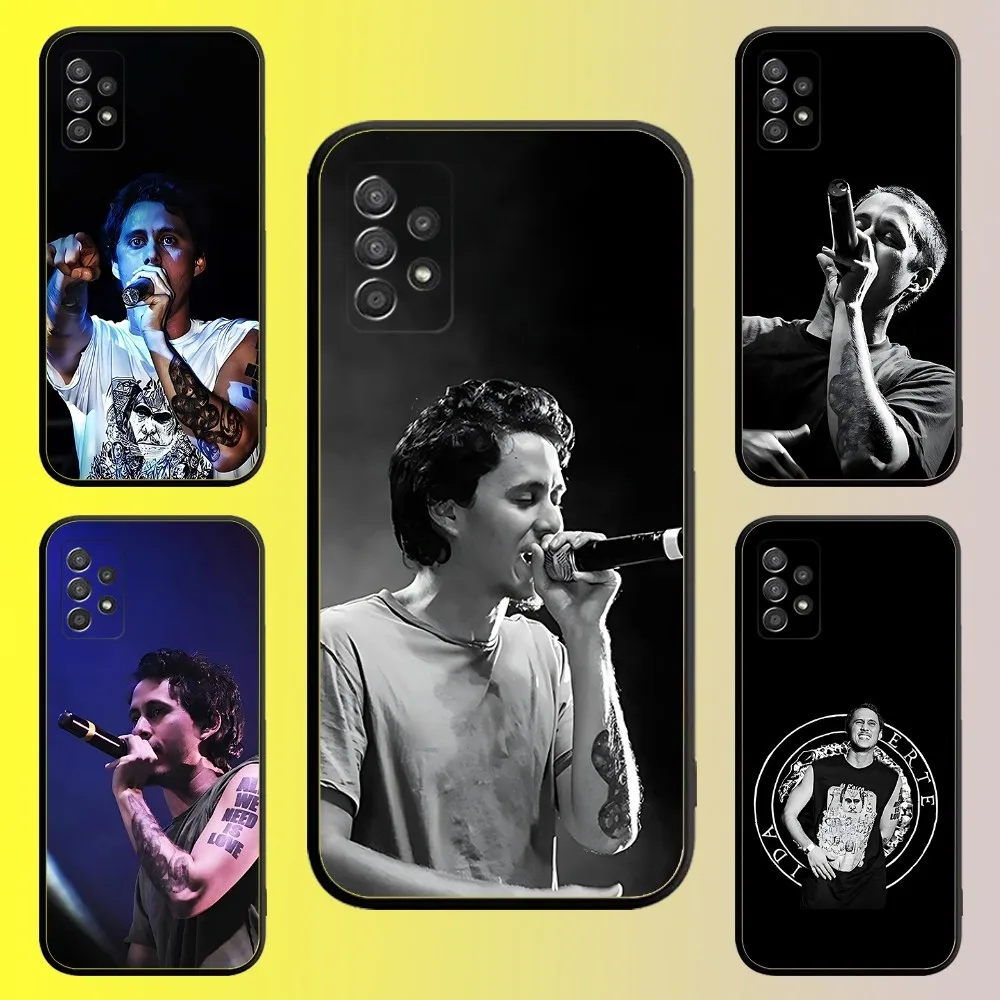 

Rapper C-CanserberoES Phone Case For Samsung Galaxy A73 71 53 52 42 41 32 22 21 13 12 S E 4G 5G Soft Black Shell