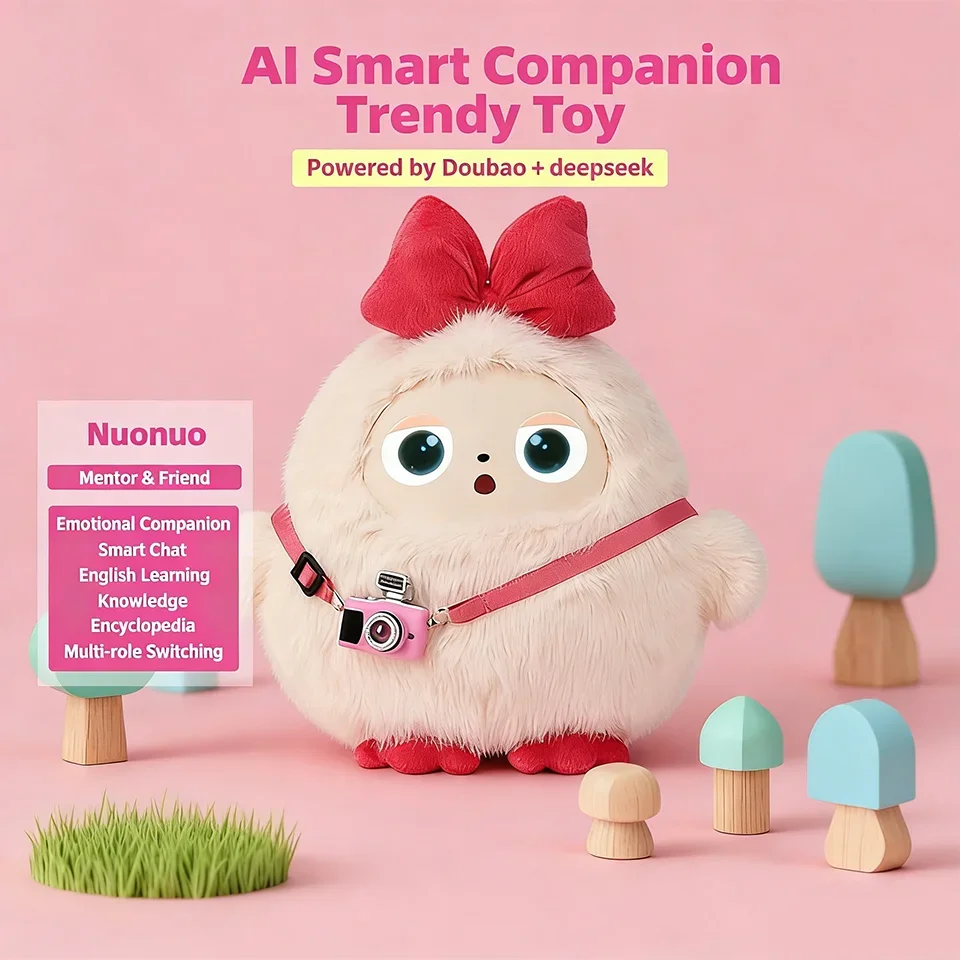 

2026 New AI Interactive Plush Toy LeDoudou Early Education Story Machine Multilingual Chat Homework Helper Gift Kids Birthday