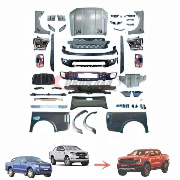 

2012-2021 For Ranger Upgrade Kit 4x4 Conversion Body kits for T6 T7 T8 Truck and Pickup Ranger to for Raptor 2023 Model Upgrade