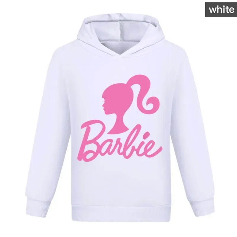 Kawaii Barbie Children's Sweatshirt Is Comfortable and Skin-friendly Anime Cute Cartoon Long-sleeved Casual Versatile Top New