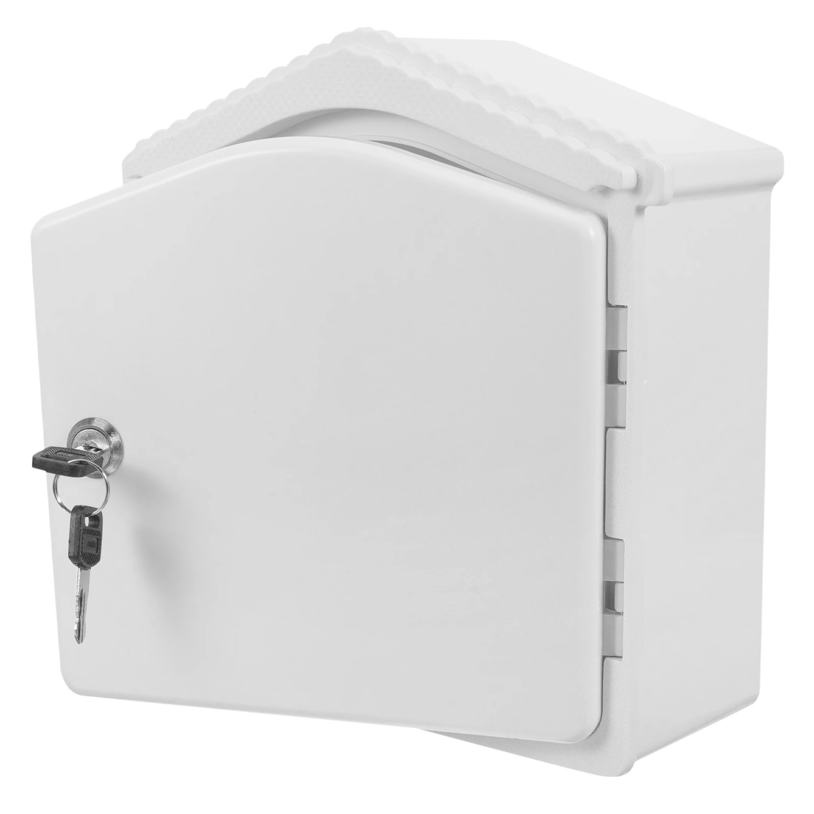 

Plastic Milk 22x9x25cm White Sealed Lockable Wall Mount Home Delivery Container Storage Case Milk Case For Home for Kitchen