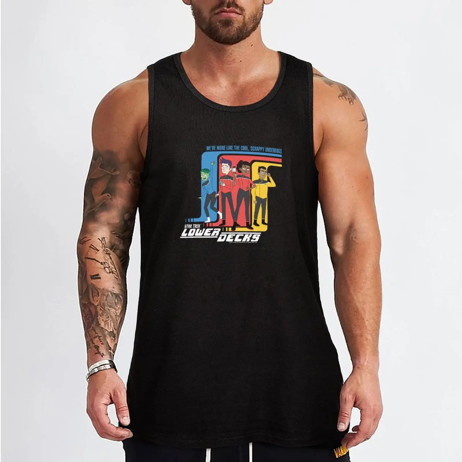 Star Trek: Lower Decks We're Cool Scrappy Underdogs Tank Top Gym clothes muscle t-shirt