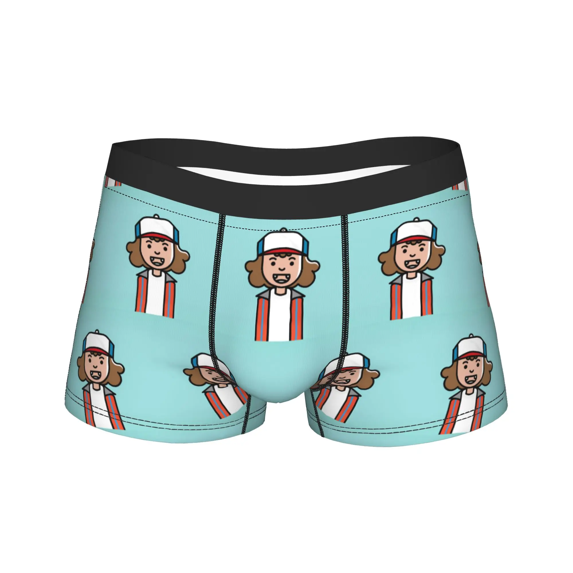 

Мужские трусы-боксеры Dustin Stranger Characters, дышащие, с дизайнерским принтом, хит продаж, подарок на день рождения