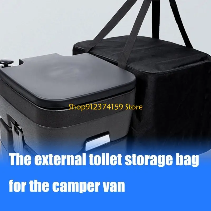 

G5AE Camping Toilet Storage Bag Outdoor Toilet Carry Bag Toilet Storage