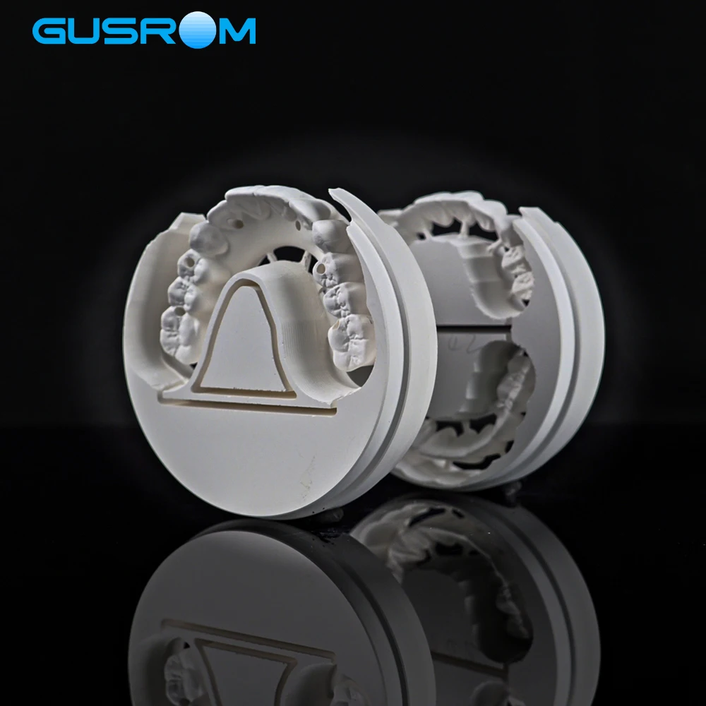 100% Tosoh GUSROM 4D-X ML Dental Zirconia Block 98X14mm Multilayer Zirconia Disc for Dental Lab CAD/CAM Crown Bridge 1300–800MPa