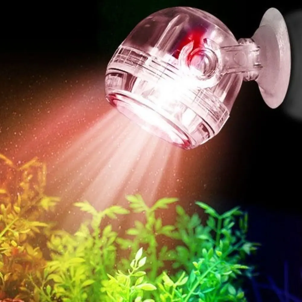 

Colorful LED Aquarium Spotlight USB with Strong Suction Cup Submersible Fish Lamp Super Bright Waterproof Diving Lamp Fish Tank