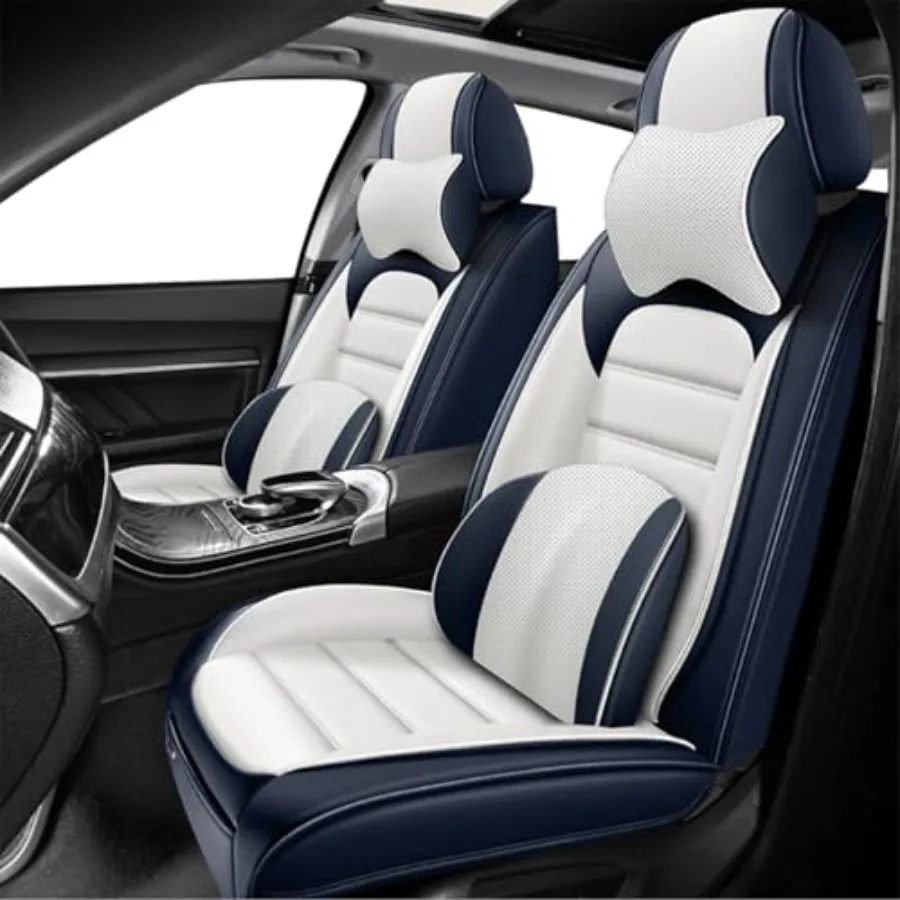 

Универсальные чехлы на автомобильные сиденья для Infiniti Q50 Hybrid 20142018, удобные и противоскользящие чехлы на сиденья, водонепроницаемая кожаная защита сидений