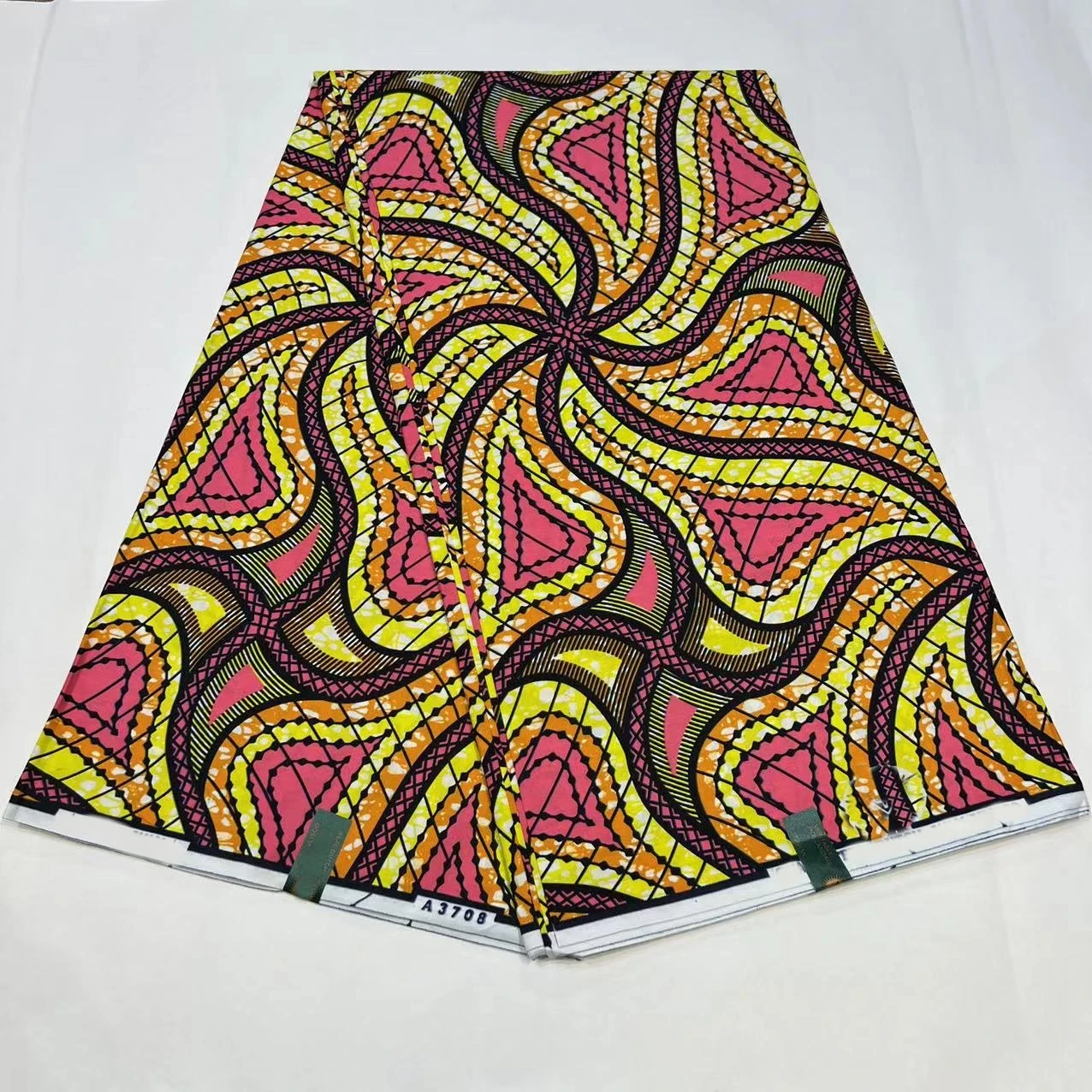 2024 New Nigerian Design Guaranteed Real Tissus Veritable African Wax Prints Fabric Cotton Ankara Fabric For Dress Sewing 6 Yard