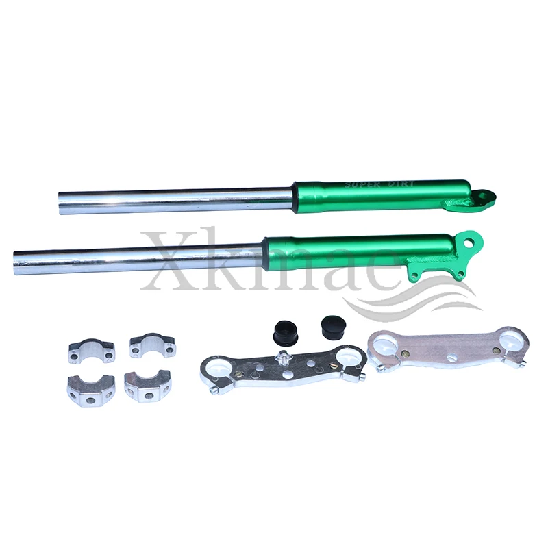 Garpu Depan Shock Spring Suspension Fork Shock untuk Saku Mini Anak Sepeda Motor 47cc 49cc FK08 2 Stroke Coolster QG-50