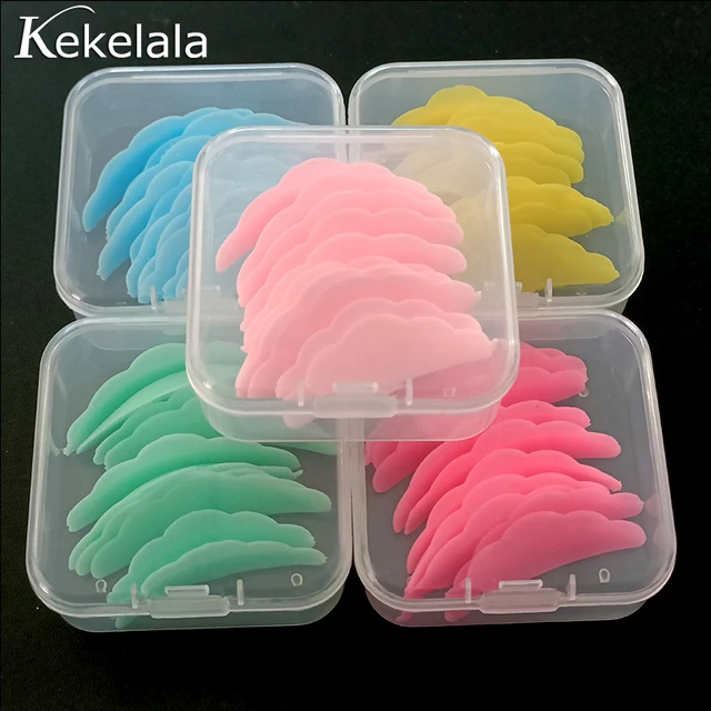 10 sztuk zestaw do podnoszenia rzęs wielokrotnego użytku silikonowa podkładka do laminowania rzęs pręty do trwałej ondulacji 3D przedłużanie rzęs Curler Pad przybory do makijażu