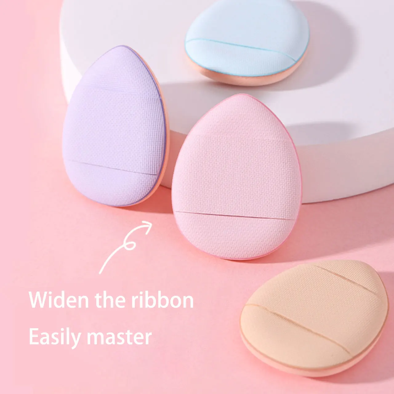10 | 20 | 50 Mini Finger Air Cushion Pads, Detailed Makeup Sponge Pads, Dual-purpose Beauty Tools for Dry and Wet Use